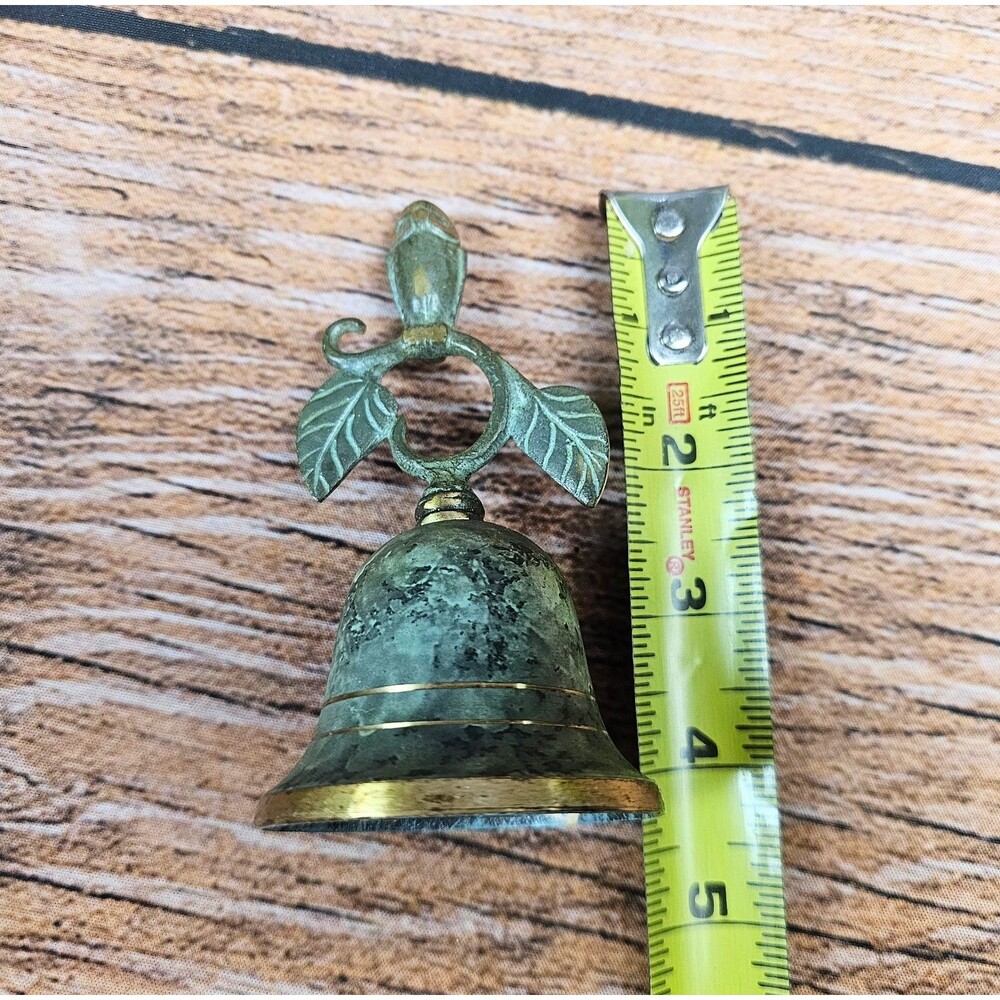 Vintage 1974 Solid Bronze Bell Parthenon Owl Athens Greece Collectible - Picture 5 of 5